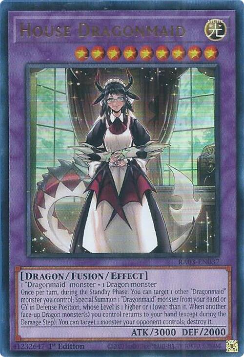 House Dragonmaid (UR) [RA03-EN037] Ultra Rare | Pegasus Games WI