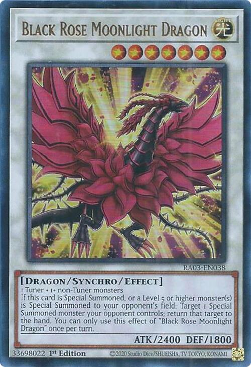 Black Rose Moonlight Dragon (UR) [RA03-EN038] Ultra Rare | Pegasus Games WI