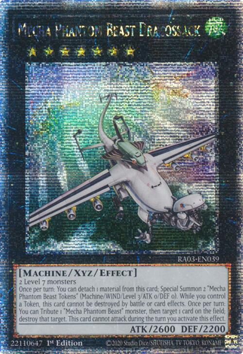 Mecha Phantom Beast Dracossack (Quarter Century Secret Rare) [RA03-EN039] Quarter Century Secret Rare | Pegasus Games WI