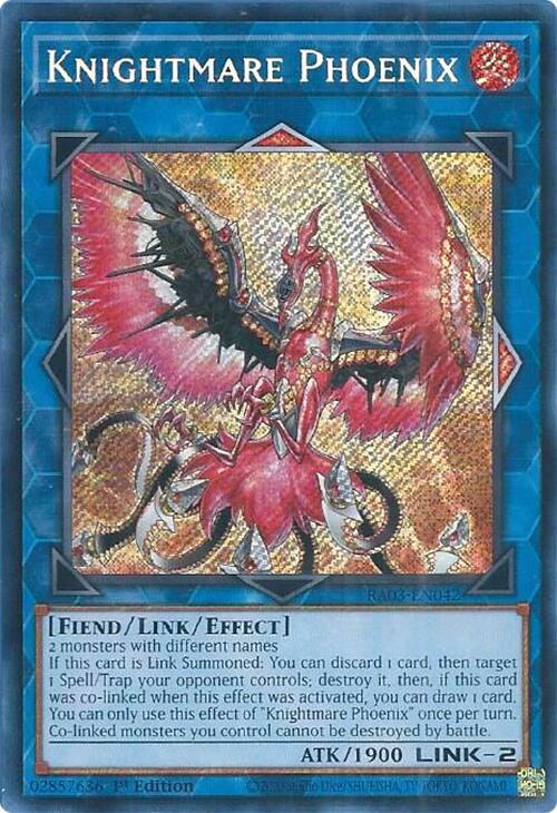 Knightmare Phoenix (Secret Rare) [RA03-EN042] Secret Rare | Pegasus Games WI