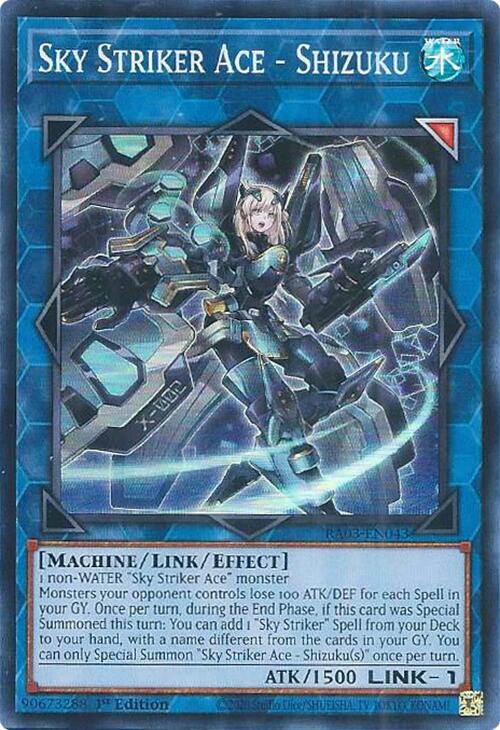 Sky Striker Ace - Shizuku [RA03-EN043] Super Rare | Pegasus Games WI