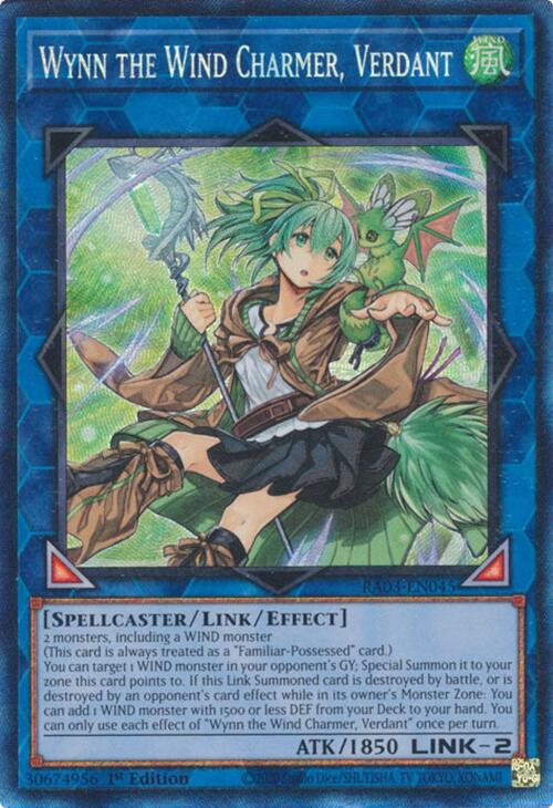 Wynn the Wind Charmer, Verdant (CR) [RA03-EN045] Prismatic Collector's Rare | Pegasus Games WI
