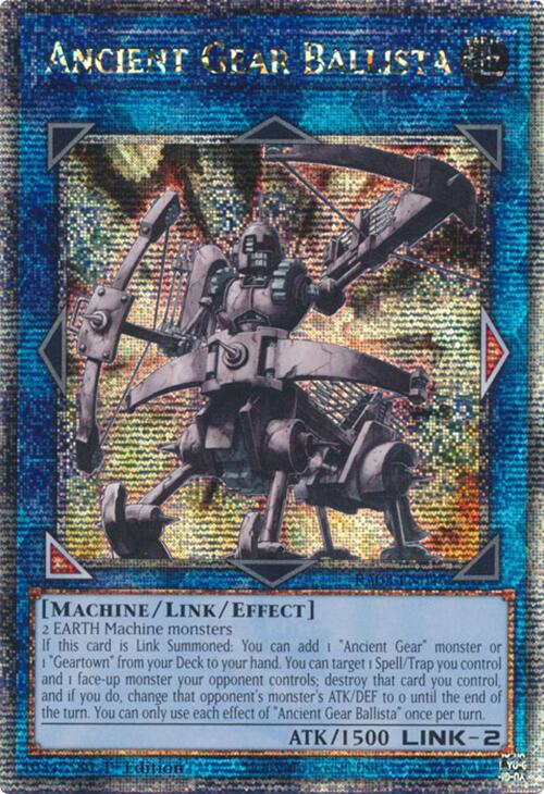 Ancient Gear Ballista (Quarter Century Secret Rare) [RA03-EN046] Quarter Century Secret Rare | Pegasus Games WI