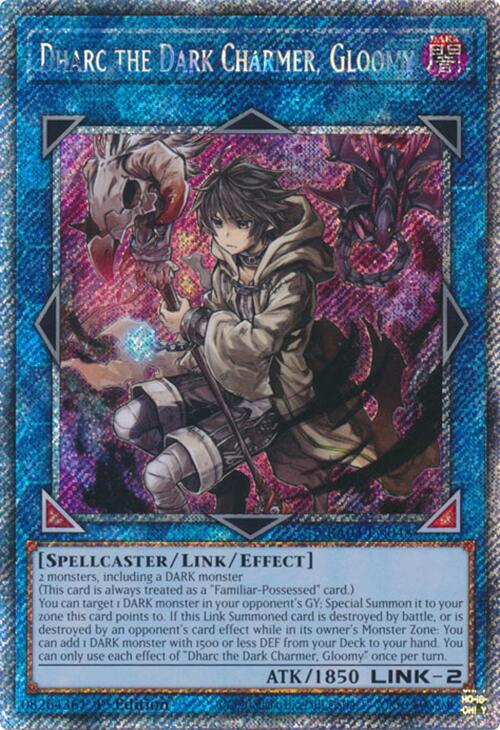 Dharc the Dark Charmer, Gloomy (Platinum Secret Rare) [RA03-EN048] Platinum Secret Rare | Pegasus Games WI