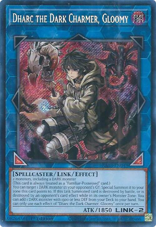 Dharc the Dark Charmer, Gloomy (Secret Rare) [RA03-EN048] Secret Rare | Pegasus Games WI