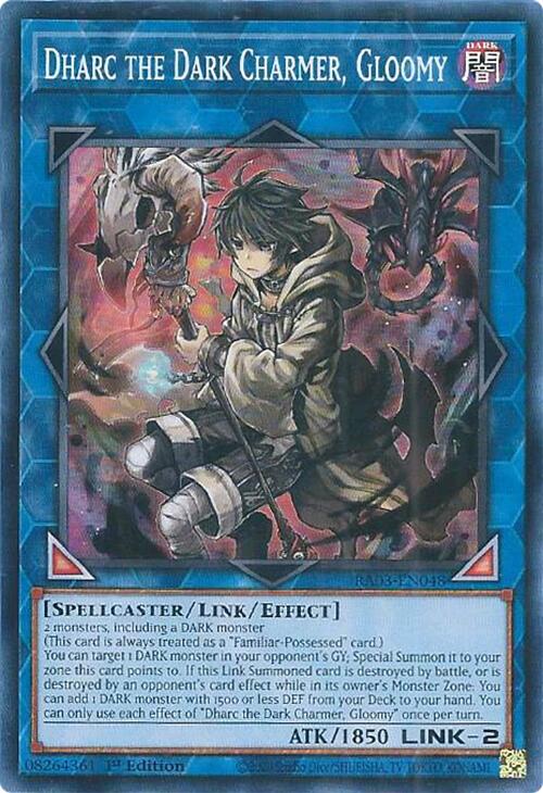 Dharc the Dark Charmer, Gloomy [RA03-EN048] Super Rare | Pegasus Games WI