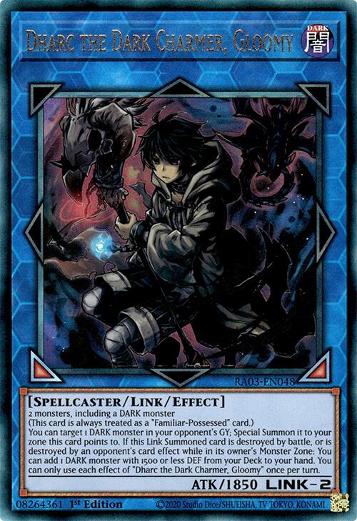 Dharc the Dark Charmer, Gloomy (UTR) [RA03-EN048] Prismatic Ultimate Rare | Pegasus Games WI