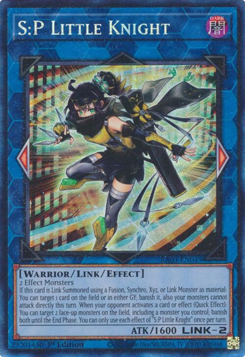 S:P Little Knight (CR) [RA03-EN049] Prismatic Collector's Rare | Pegasus Games WI