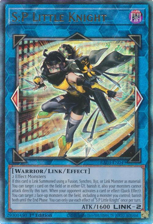 S:P Little Knight (UTR) [RA03-EN049] Prismatic Ultimate Rare | Pegasus Games WI