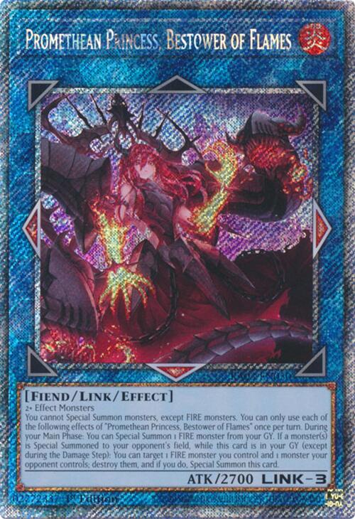 Promethean Princess, Bestower of Flames (Platinum Secret Rare) [RA03-EN050] Platinum Secret Rare | Pegasus Games WI