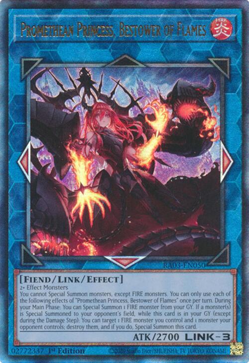 Promethean Princess, Bestower of Flames (UTR) [RA03-EN050] Prismatic Ultimate Rare | Pegasus Games WI