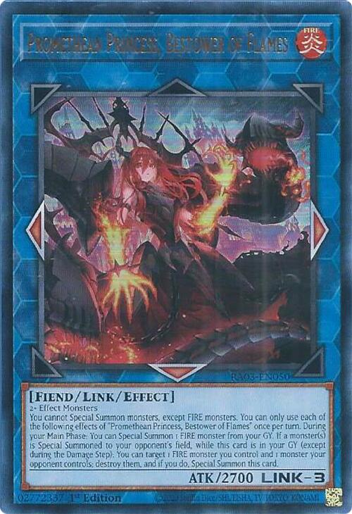 Promethean Princess, Bestower of Flames (UR) [RA03-EN050] Ultra Rare | Pegasus Games WI