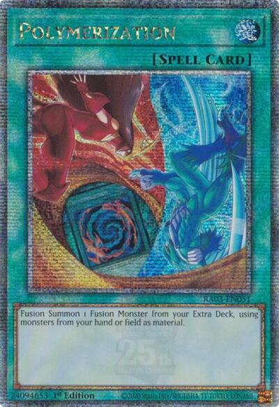 Polymerization (Quarter Century Secret Rare) [RA03-EN051] Quarter Century Secret Rare | Pegasus Games WI