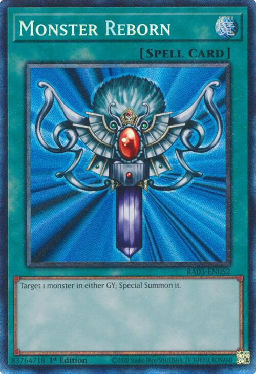 Monster Reborn (CR) [RA03-EN052] Prismatic Collector's Rare | Pegasus Games WI