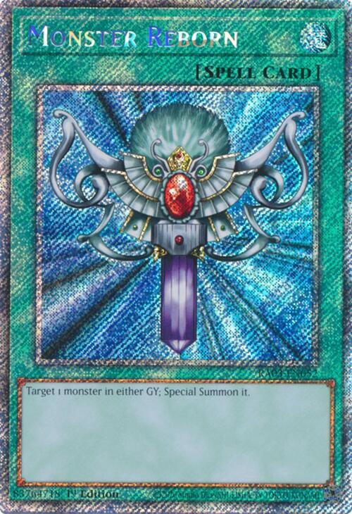 Monster Reborn (Platinum Secret Rare) [RA03-EN052] Platinum Secret Rare | Pegasus Games WI