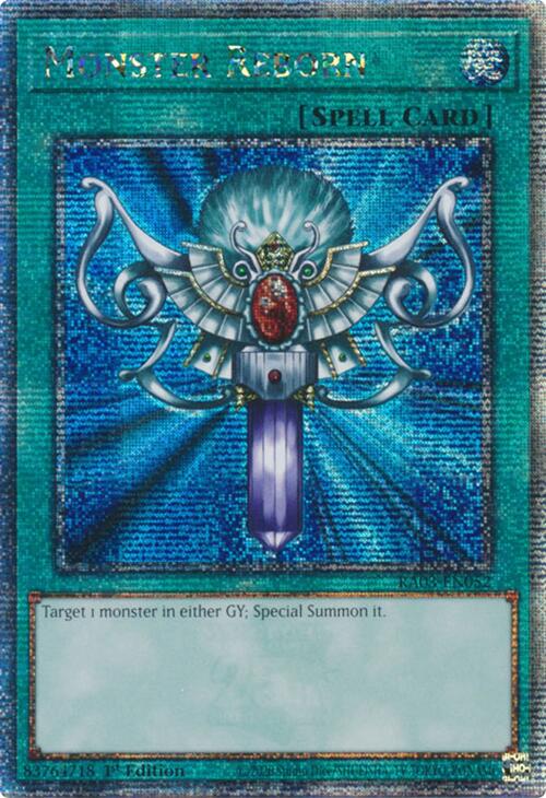 Monster Reborn (Quarter Century Secret Rare) [RA03-EN052] Quarter Century Secret Rare | Pegasus Games WI