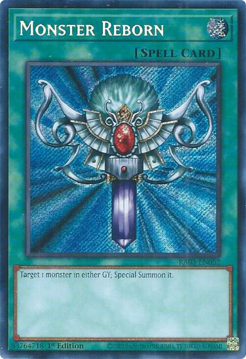 Monster Reborn (Secret Rare) [RA03-EN052] Secret Rare | Pegasus Games WI