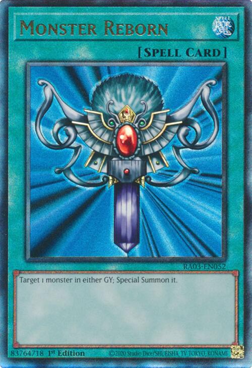 Monster Reborn (UTR) [RA03-EN052] Prismatic Ultimate Rare | Pegasus Games WI