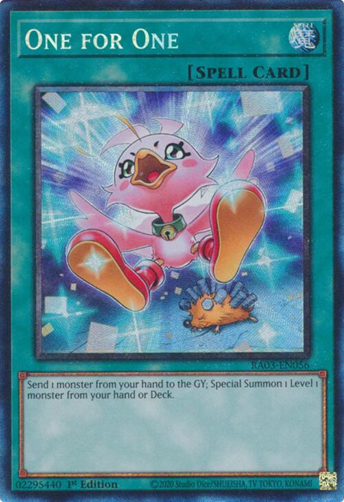 One for One (CR) [RA03-EN056] Prismatic Collector's Rare | Pegasus Games WI
