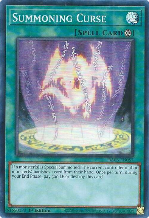 Summoning Curse [RA03-EN057] Super Rare | Pegasus Games WI