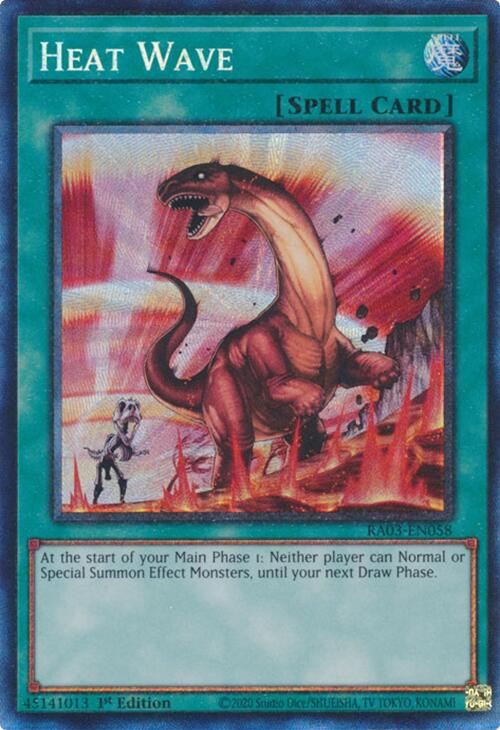 Heat Wave (CR) [RA03-EN058] Prismatic Collector's Rare | Pegasus Games WI