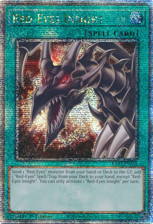 Red-Eyes Insight (Quarter Century Secret Rare) [RA03-EN061] Quarter Century Secret Rare | Pegasus Games WI