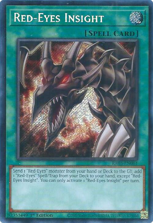 Red-Eyes Insight (Secret Rare) [RA03-EN061] Secret Rare | Pegasus Games WI