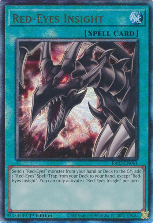 Red-Eyes Insight (UTR) [RA03-EN061] Prismatic Ultimate Rare | Pegasus Games WI