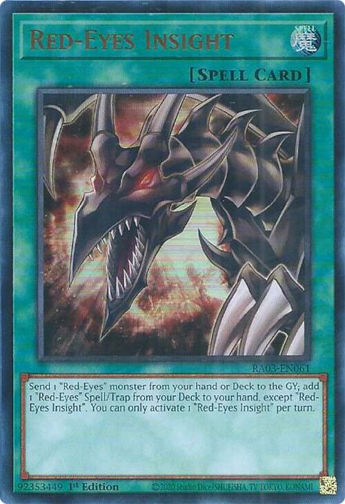 Red-Eyes Insight (UR) [RA03-EN061] Ultra Rare | Pegasus Games WI