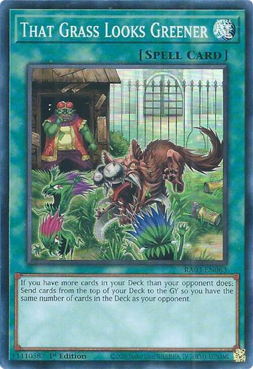 That Grass Looks Greener [RA03-EN063] Super Rare | Pegasus Games WI