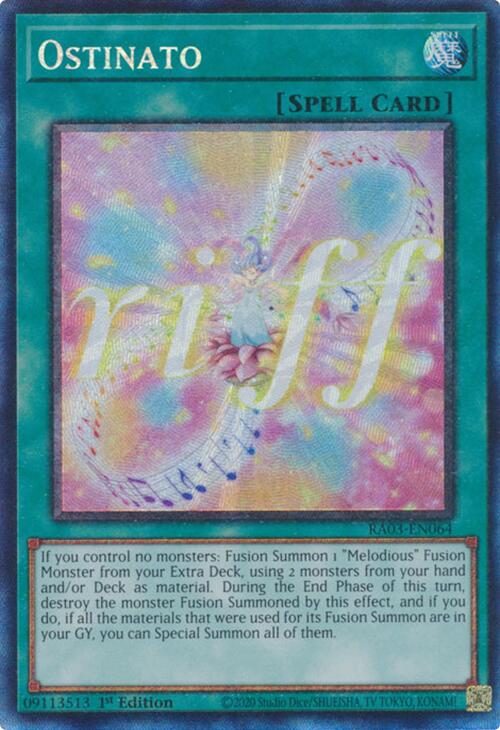 Ostinato (CR) [RA03-EN064] Prismatic Collector's Rare | Pegasus Games WI