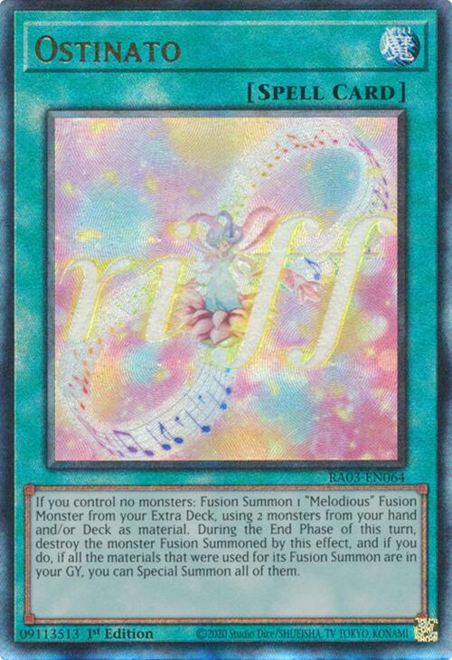 Ostinato (UTR) [RA03-EN064] Prismatic Ultimate Rare | Pegasus Games WI
