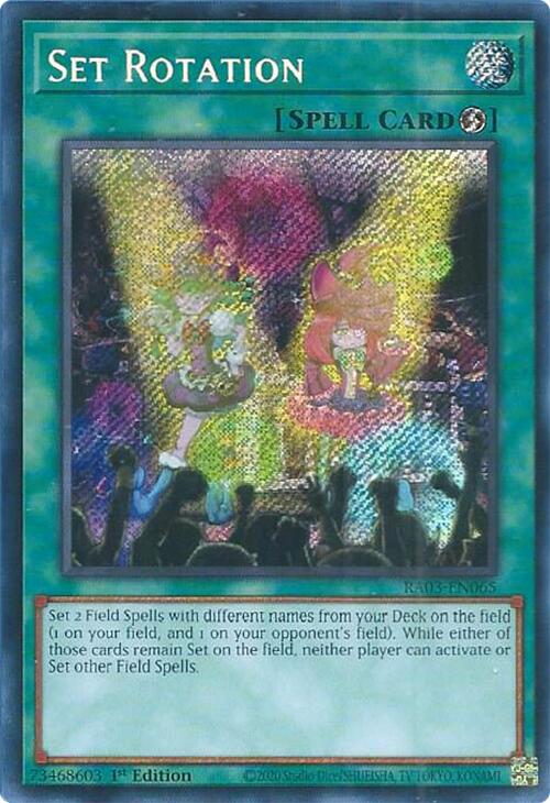 Set Rotation (Secret Rare) [RA03-EN065] Secret Rare | Pegasus Games WI