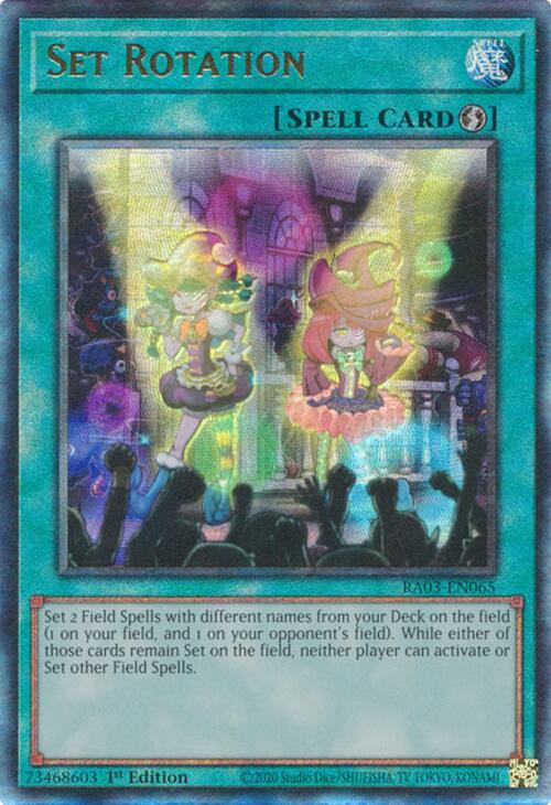 Set Rotation (UTR) [RA03-EN065] Prismatic Ultimate Rare | Pegasus Games WI
