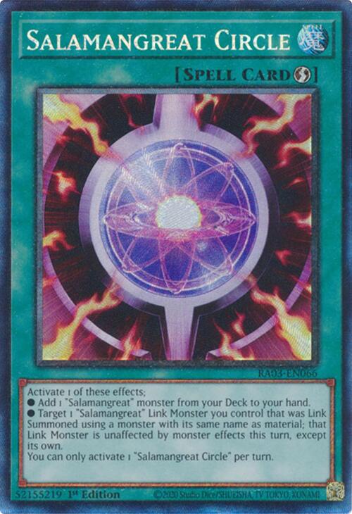 Salamangreat Circle (CR) [RA03-EN066] Prismatic Collector's Rare | Pegasus Games WI