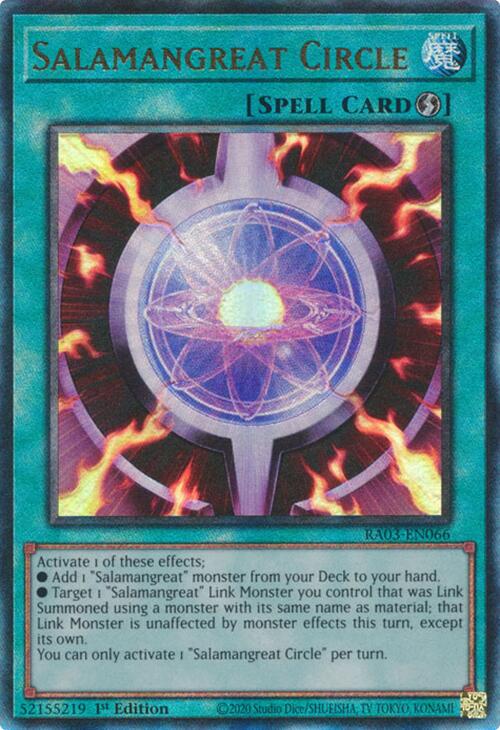 Salamangreat Circle (UTR) [RA03-EN066] Prismatic Ultimate Rare | Pegasus Games WI
