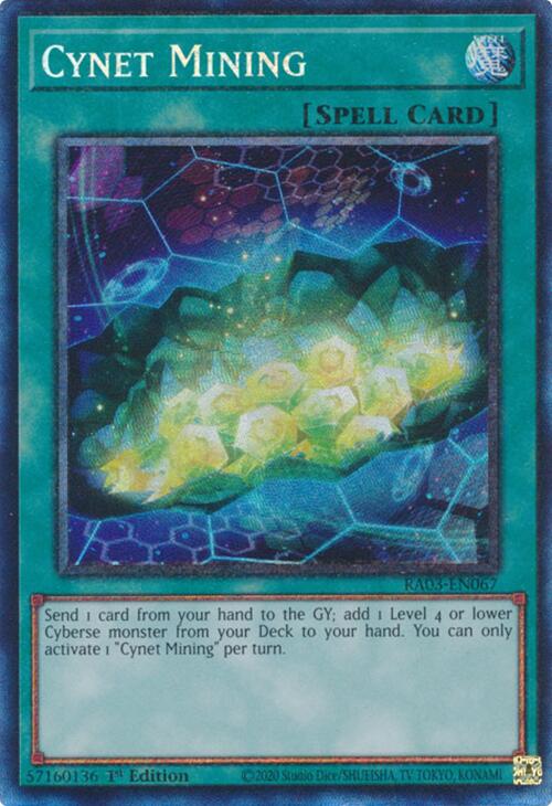 Cynet Mining (CR) [RA03-EN067] Prismatic Collector's Rare | Pegasus Games WI