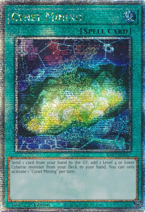 Cynet Mining (Quarter Century Secret Rare) [RA03-EN067] Quarter Century Secret Rare | Pegasus Games WI