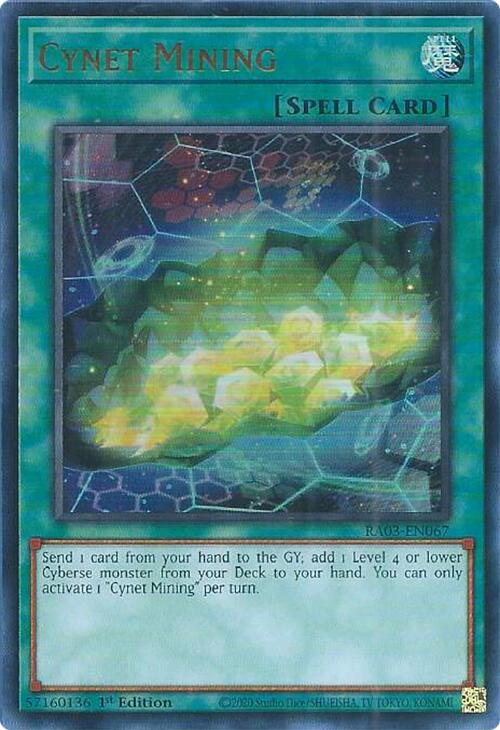 Cynet Mining (UR) [RA03-EN067] Ultra Rare | Pegasus Games WI