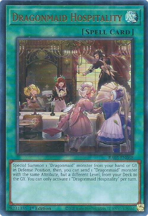 Dragonmaid Hospitality (UR) [RA03-EN068] Ultra Rare | Pegasus Games WI