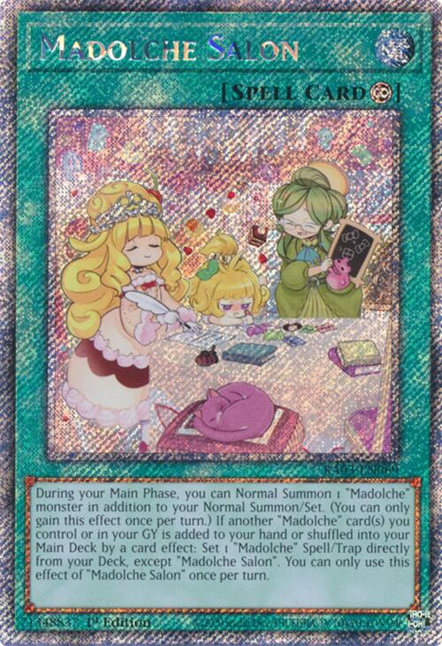 Madolche Salon (Platinum Secret Rare) [RA03-EN069] Platinum Secret Rare | Pegasus Games WI