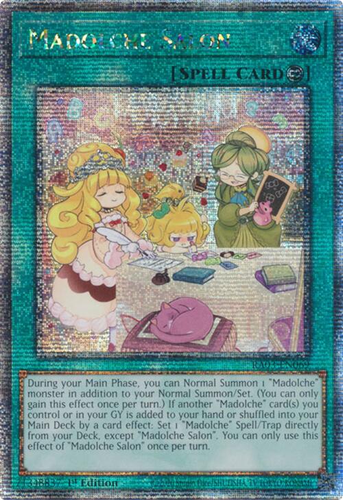 Madolche Salon (Quarter Century Secret Rare) [RA03-EN069] Quarter Century Secret Rare | Pegasus Games WI