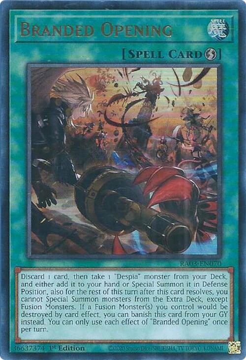 Branded Opening (UR) [RA03-EN070] Ultra Rare | Pegasus Games WI