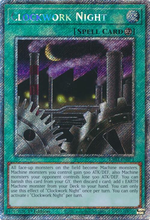 Clockwork Night (Platinum Secret Rare) [RA03-EN071] Platinum Secret Rare | Pegasus Games WI