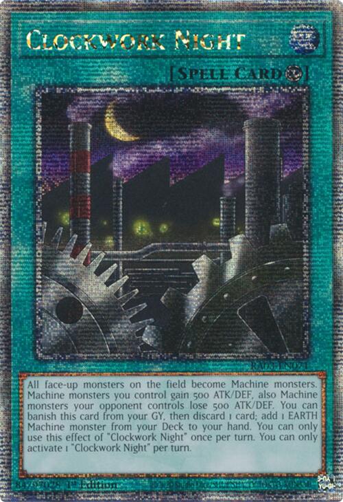 Clockwork Night (Quarter Century Secret Rare) [RA03-EN071] Quarter Century Secret Rare | Pegasus Games WI