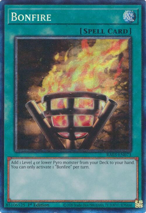 Bonfire (CR) [RA03-EN073] Prismatic Collector's Rare | Pegasus Games WI