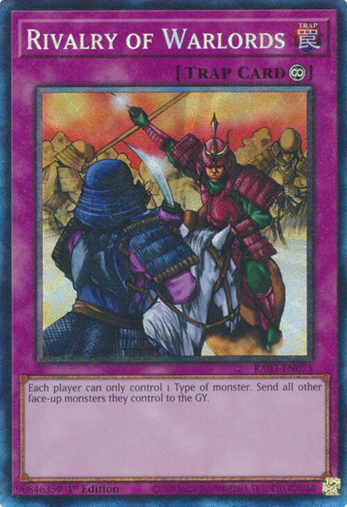 Rivalry of Warlords (CR) [RA03-EN075] Prismatic Collector's Rare | Pegasus Games WI