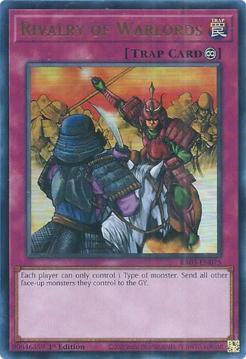 Rivalry of Warlords (UR) [RA03-EN075] Ultra Rare | Pegasus Games WI