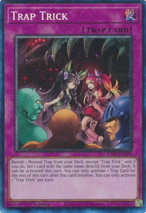 Trap Trick (CR) [RA03-EN078] Prismatic Collector's Rare | Pegasus Games WI