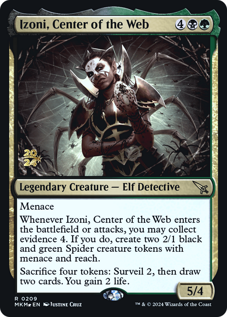 Izoni, Center of the Web [Murders at Karlov Manor Prerelease Promos] | Pegasus Games WI